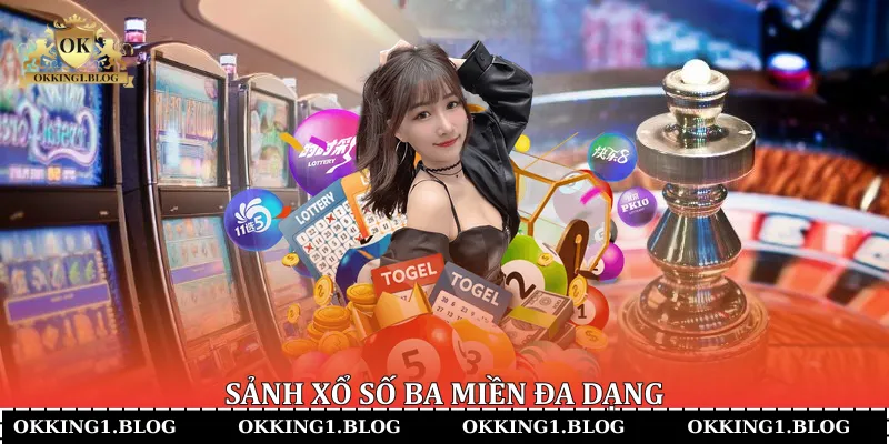 Sảnh xổ số ba miền đa dạng